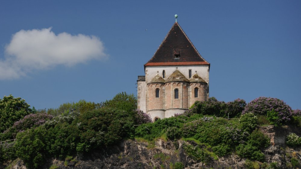 Die Doppelkapelle St. Crucis in Landsberg. © Landesamt für Denkmalpflege und Archäologie Sachsen-Anhalt, Juraj Lipták.