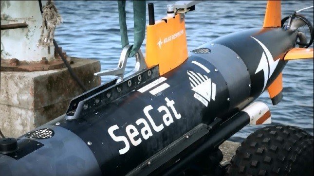 Abbildung 2a: SeaCat im Einsatz. © Landesamt für Denkmalpflege und  Archäologie Sachsen-Anhalt, Sven Thomas.
