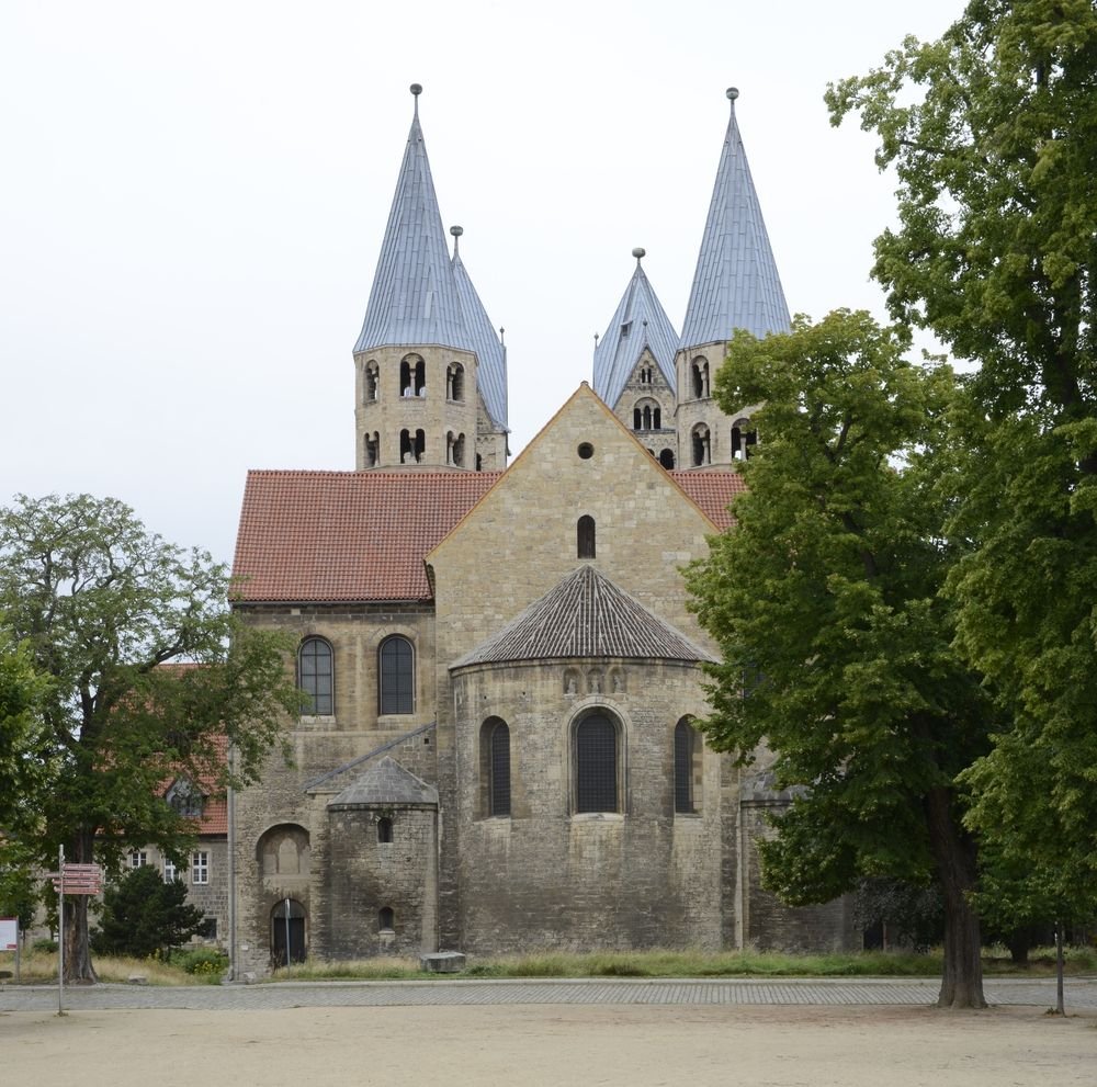Ostansicht der Liebfrauenkirche Halberstadt. © Landesamt für Denkmalpflege und Archäologie Sachsen-Anhalt, Gunar Preuß.