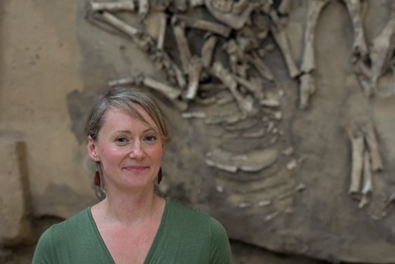 Die Preisträgerin Anne-Kathrin Kokles. © Landesamt für Denkmalpflege und Archäologie, Anja Lochner-Rechta.