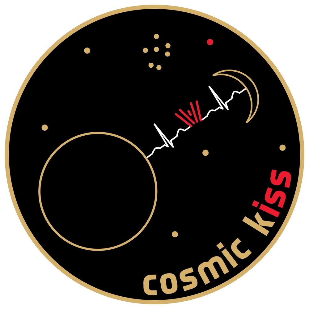 Das Logo der ESA-Mission von Dr. Matthias Maurer: ›Cosmic Kiss‹. © ESA.