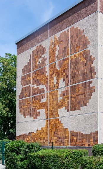 Lothar Hager, Linde, 1987, Lustgartenviertel. Zustand 2025. © Landesamt für Denkmalpflege und Archäologie Sachsen-Anhalt, Christoph Liepach.