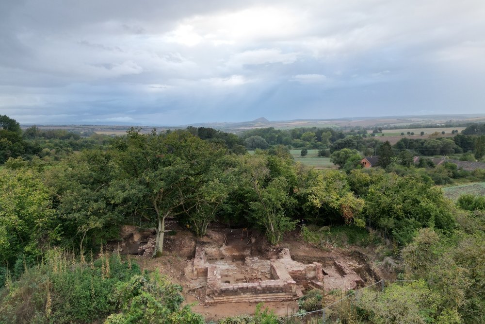 Die gut erhaltenen Überreste der Klosterkirche Kaltenborn mit Blick nach Westen. © Landesamt für Denkmalpflege und Archäologie Sachsen-Anhalt, Robert Prust.
