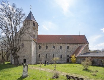 Gröningen. St. Vitus. Außenansicht. © Landesamt für Denkmalpflege und Archäologie Sachsen-Anhalt, Michel Klehm.