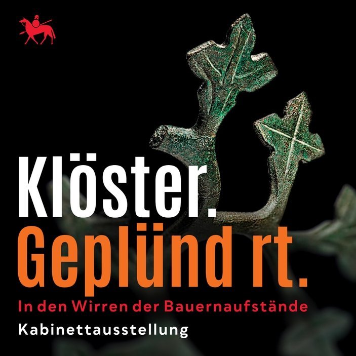 Das Titelmotiv der Ausstellung ›Klöster. Geplündert. In den Wirren der Bauernaufstände‹. © Landesamt für Denkmalpflege und Archäologie Sachsen-Anhalt, Klaus Pockrandt.