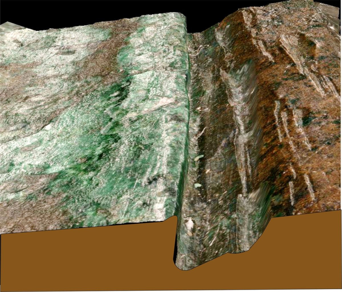 Abbildung 4: Mikroskopaufnahme der Tauschierrille. © Landesamt für Denkmalpflege und Archäologie Sachsen-Anhalt, Christian-Heinrich Wunderlich.