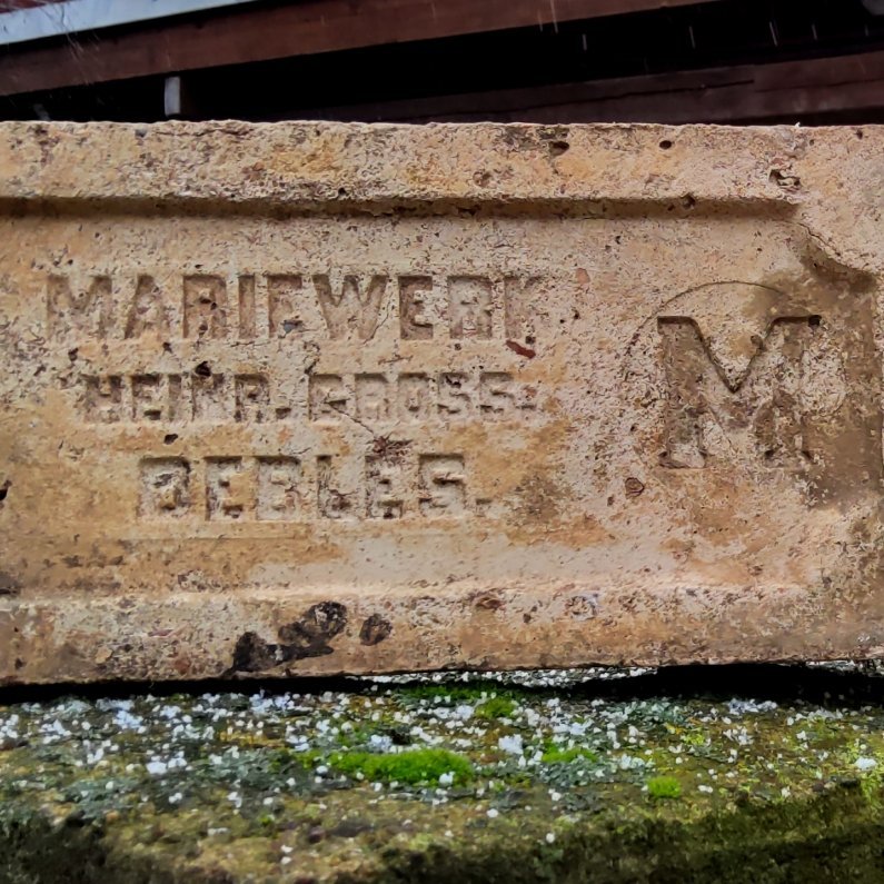 Backstein der Ziegelei Grube Marie, bei Oeblis Schlechtewitz, ungefähr 1880. © Landesamt für Denkmalpflege und Archäologie Sachsen-Anhalt.