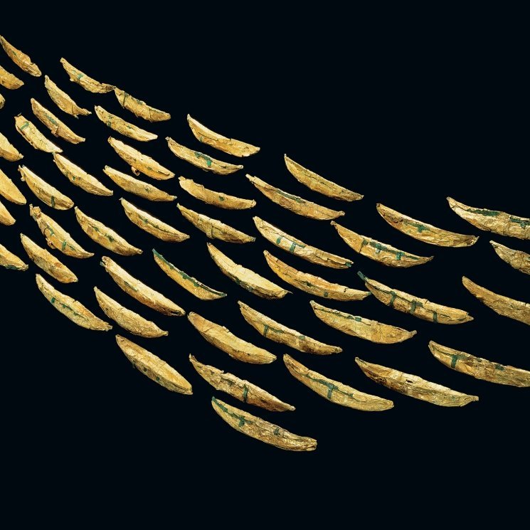 Goldschiffchen aus Nors (National Museum of Denmark, Kopenhagen). © Landesamt für Denkmalpflege und Archäologie Sachsen-Anhalt, Juraj Lipták.